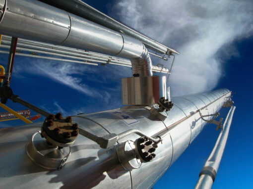 Medanito – Sector de planta de endulzado de gas